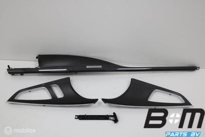 Carbon inleg (incompleet en RHD!) Audi S7 4G 4G8867409AK, Auto-onderdelen, Gebruikt