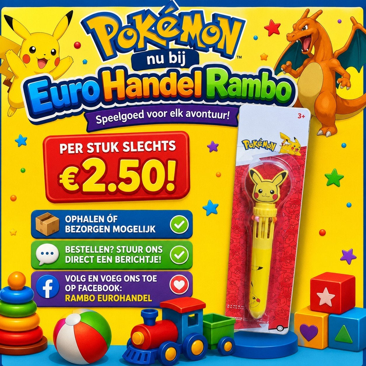 Pokèmon school artikelen, Verzenden