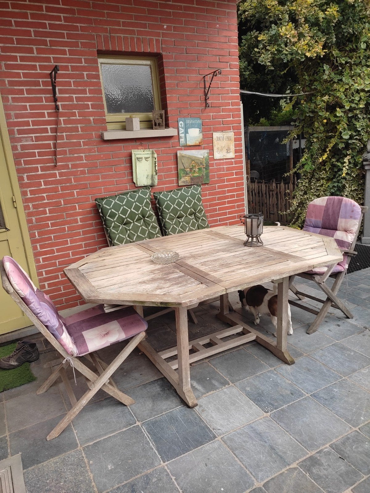 tuinset, Jardin & Terrasse, Table à dinner, Salons de jardin, Utilisé, Bois
