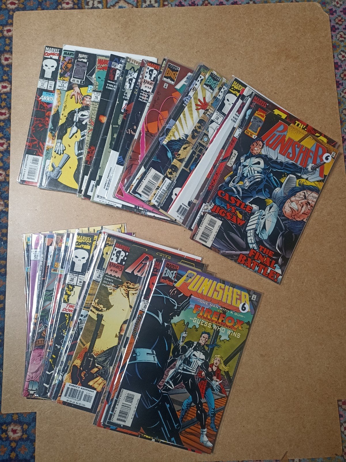 Lot de 53 comics US en Anglais de Punisher - MARVEL, Comics, Enlèvement, Utilisé, Amérique