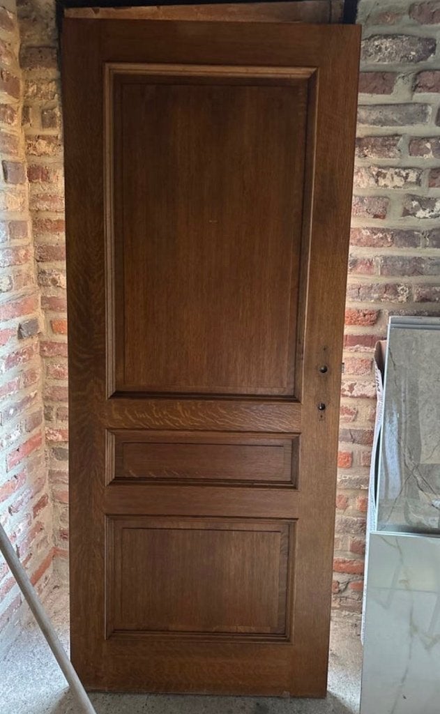 10 eiken fineer deuren, Ophalen, Gebruikt, Hout, Binnendeur