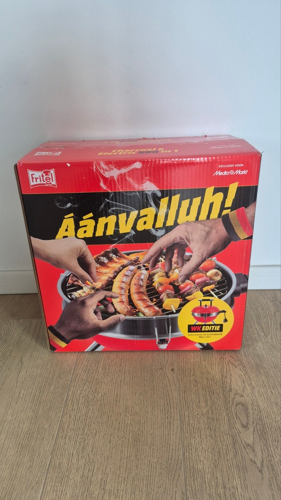 Fritel 2 in 1 BBQ. Elektriciteit en kolen - NIEUW, Tuin en Terras, Elektrische barbecues, Ophalen of Verzenden