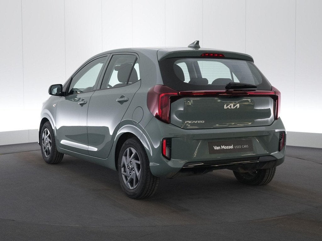 Kia Picanto 1.0 GDI ISG 63 AMT Pulse, Auto's, Stof, Gebruikt, Zwart, 46 kW