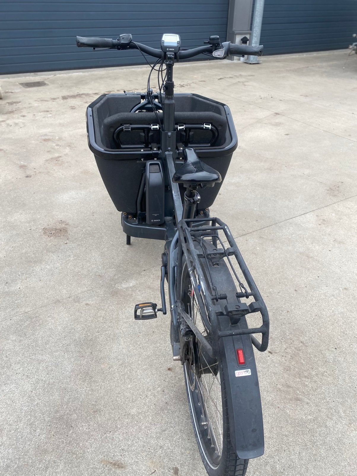 Cube cargo bakfiets 2021 met zitbank, Gebruikt, Elektrisch, 2 kinderen, Ophalen