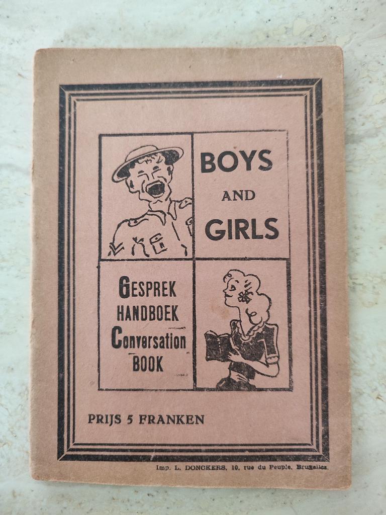 Zeldzaam: Gesprekhandboek Conversation Book Boys & Girls, Antiek en Kunst, Ophalen of Verzenden