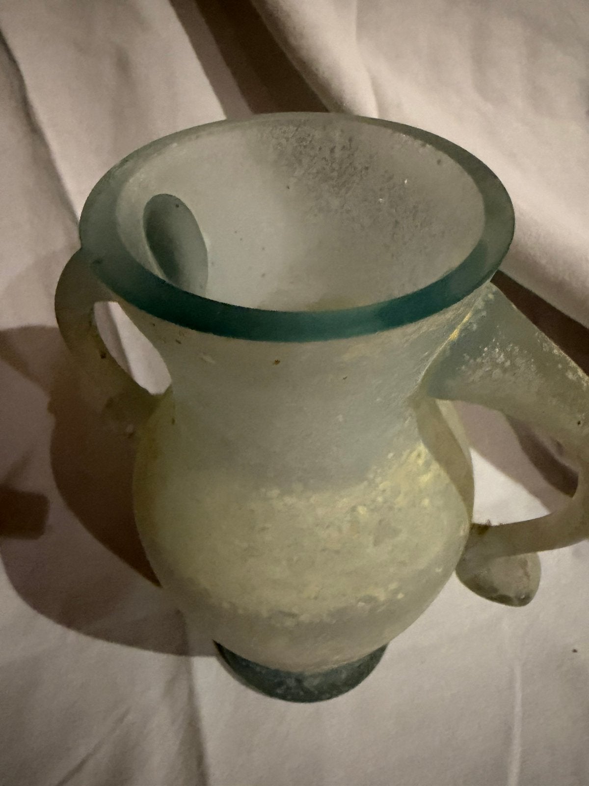 Joli vase, Maison & Meubles, Enlèvement ou Envoi, 27 cm, Verre, Utilisé