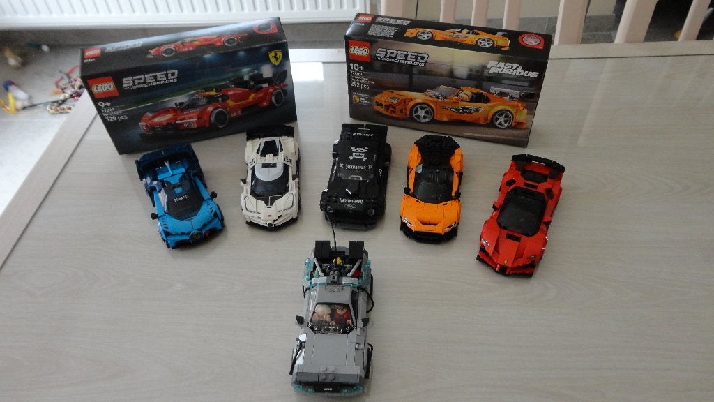 Lot Speed champions - 6 stuks met boekje en doos, Ophalen, Lego, Compleet, Speed Champions