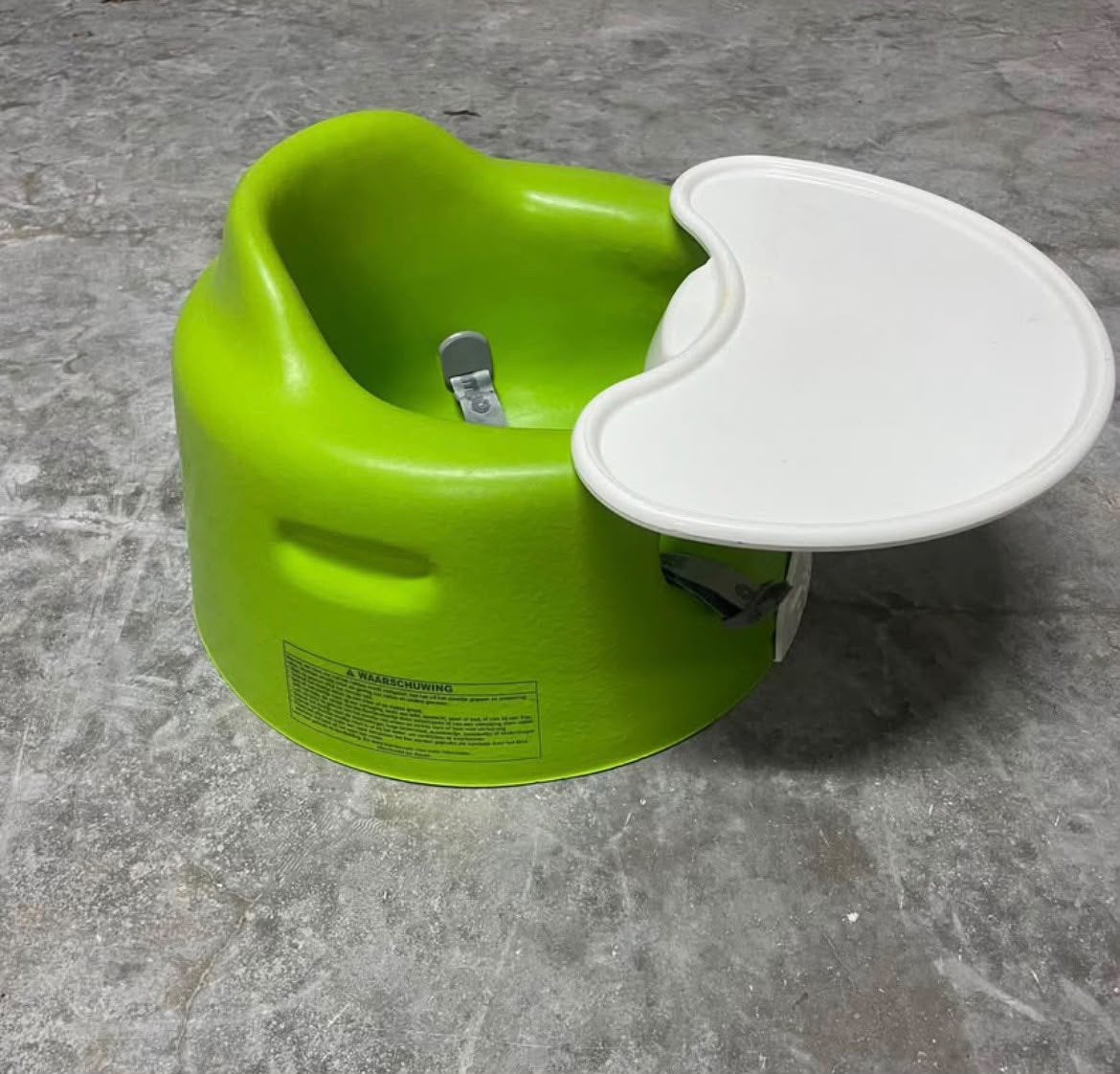 Bumbo Seat groen met tafeltje, Kinderen en Baby's, Ophalen, Zo goed als nieuw