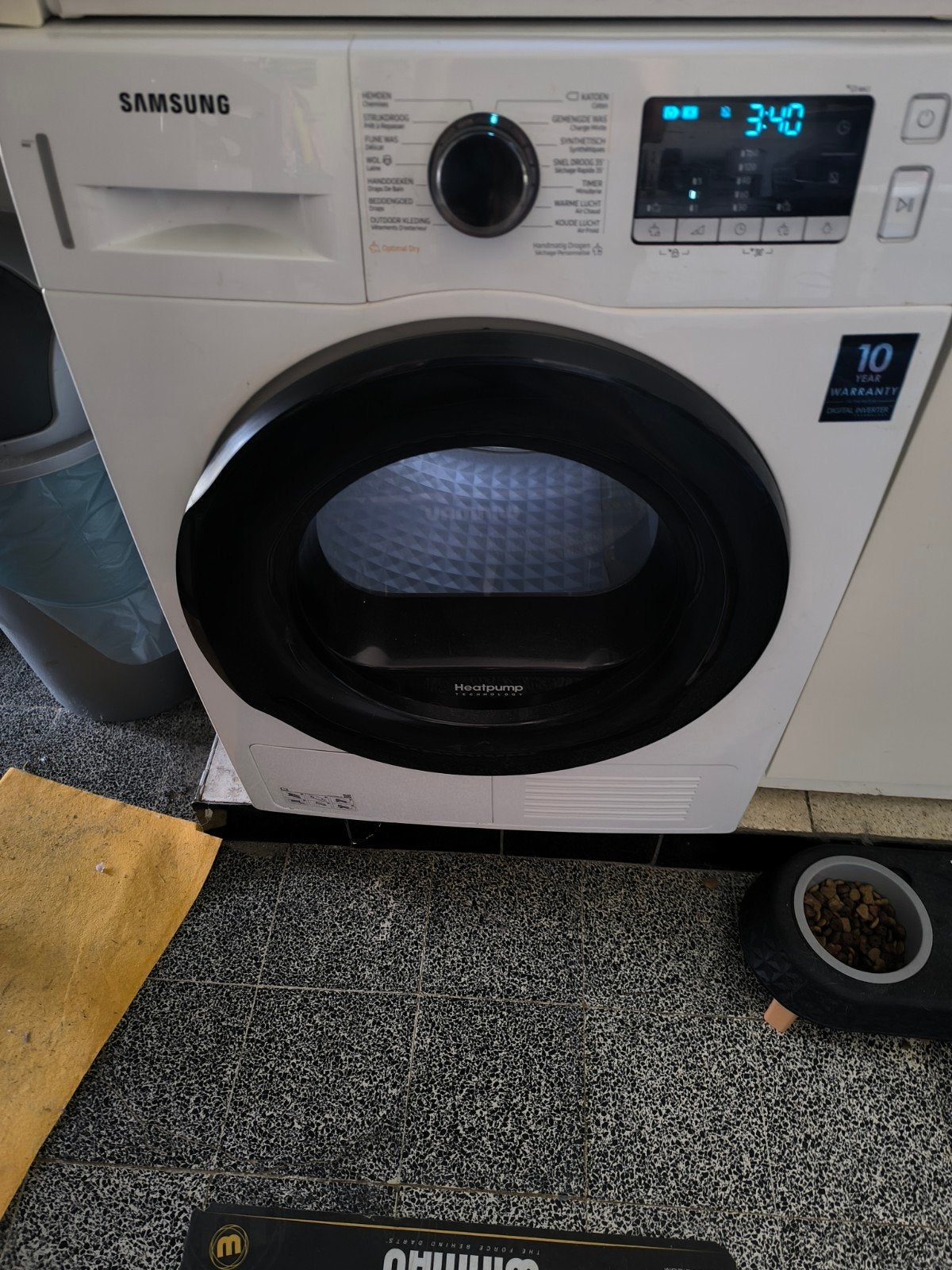 Pompe à chaleur pour sèche-linge Samsung, Chargeur frontal, Enlèvement, Utilisé, À condensation