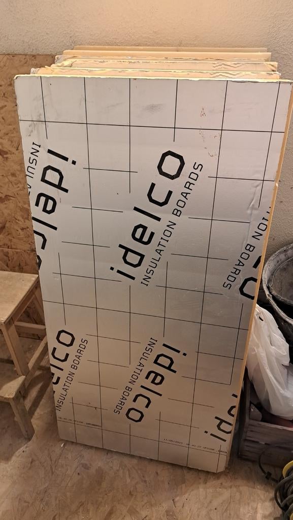 5 PIR Isolatieplaten 120cmx60cmx10cm (RD 4.5), Doe-het-zelf en Bouw, Ophalen