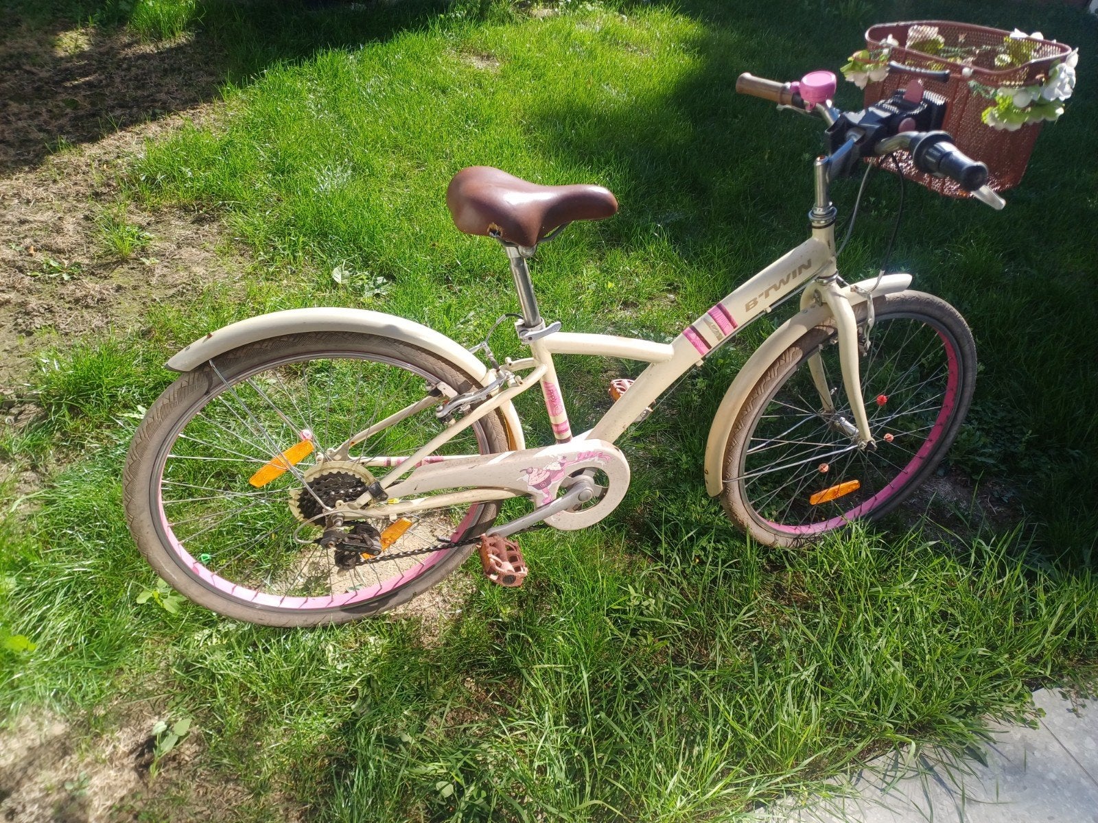 meisjes fiets b twin poppy 500, Ophalen