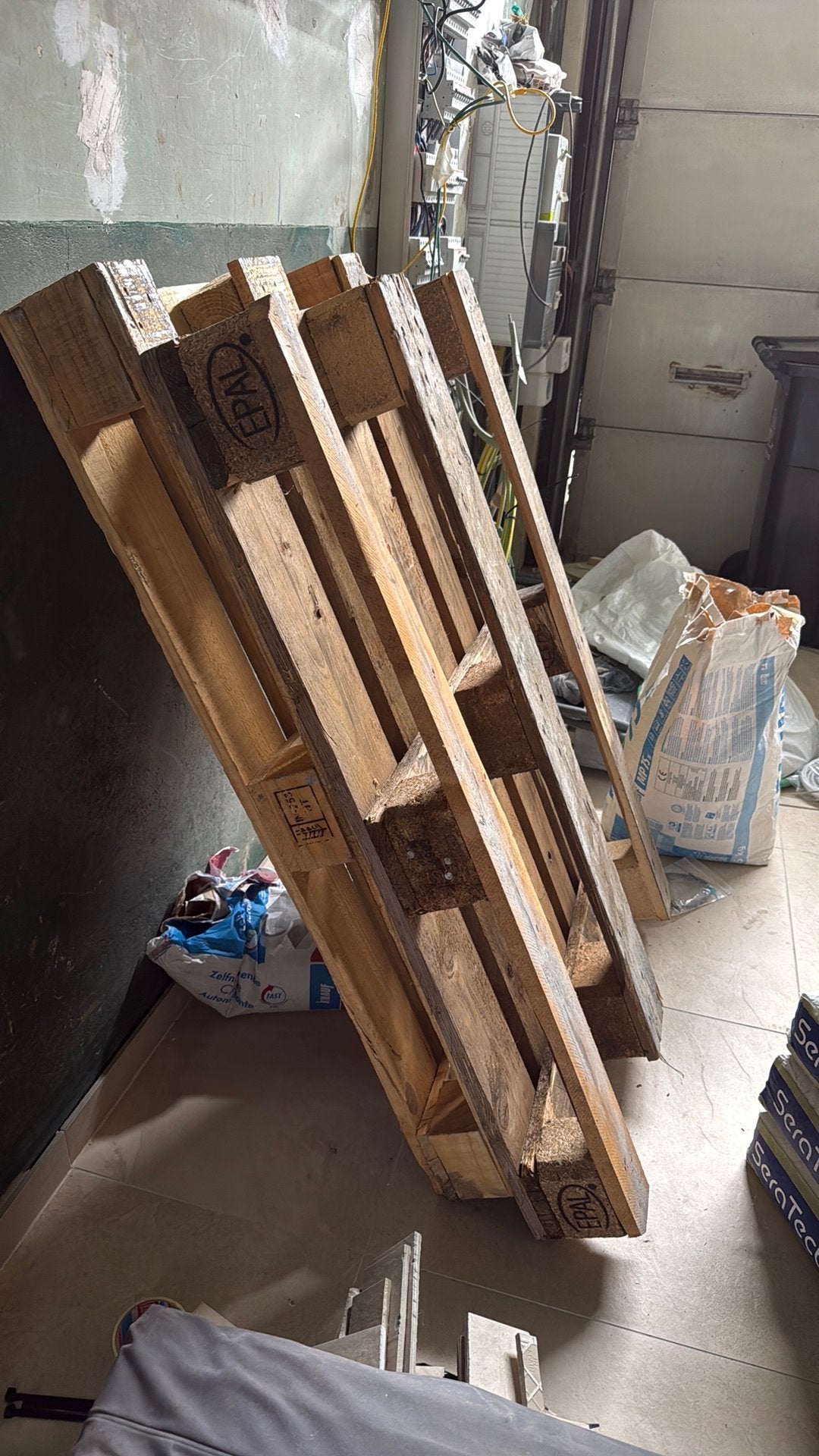 Europallet, Ophalen, Zo goed als nieuw, Pallet