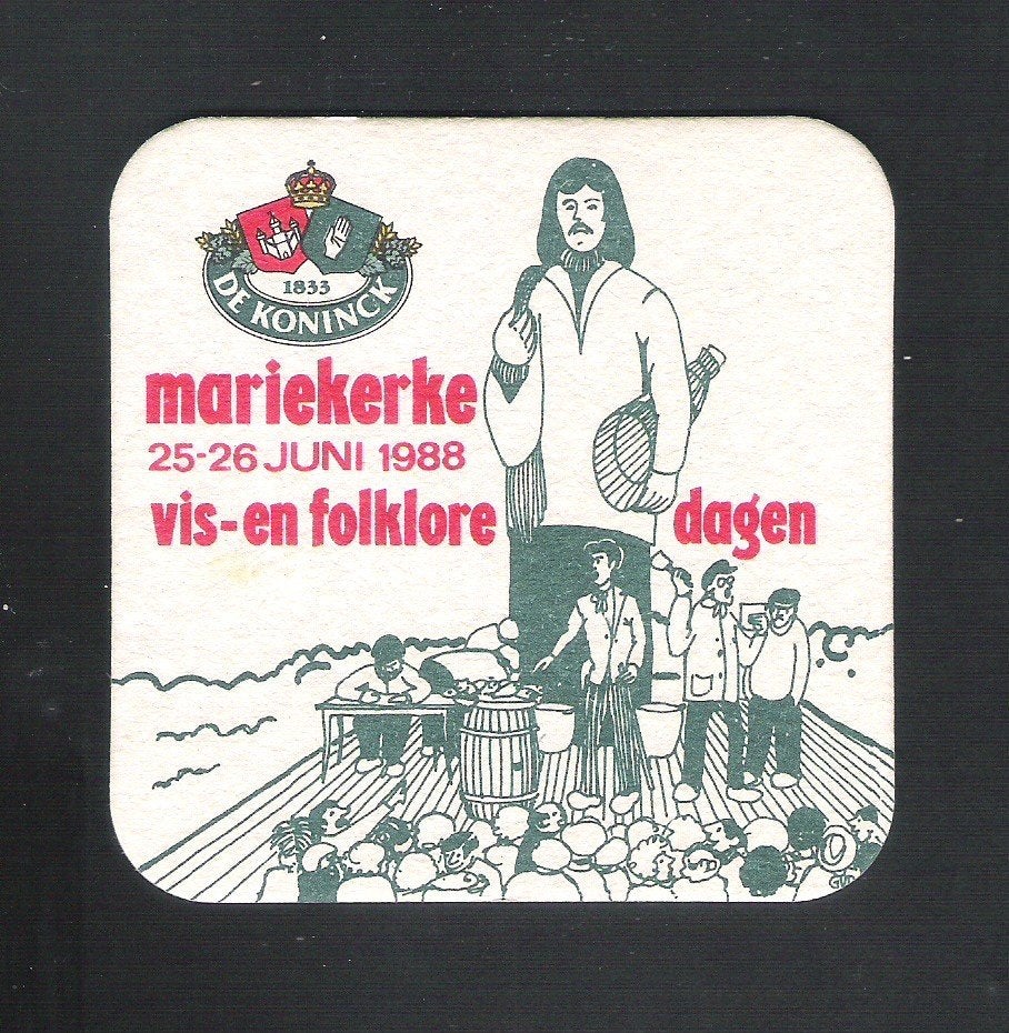 Tapis à bière - De Koninck - 016, Collections, Enlèvement ou Envoi, De Koninck