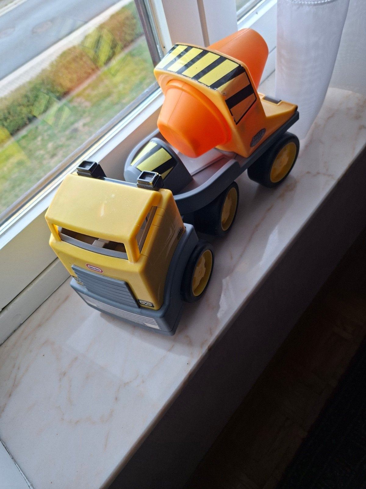 speelgoed camion, Ophalen