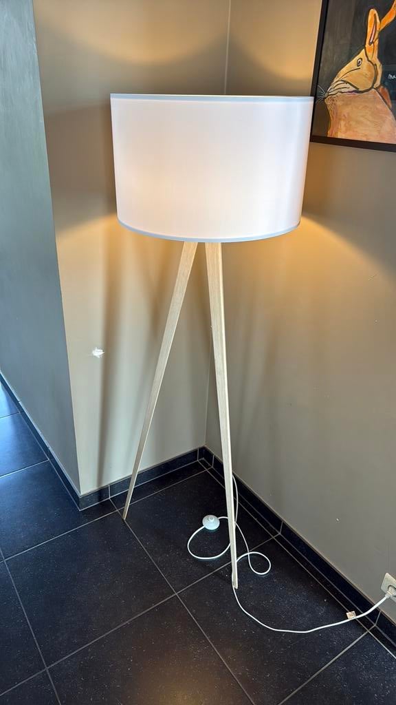 Staanlamp, Huis en Inrichting, Lampen | Vloerlampen, Ophalen, Zo goed als nieuw, 100 tot 150 cm