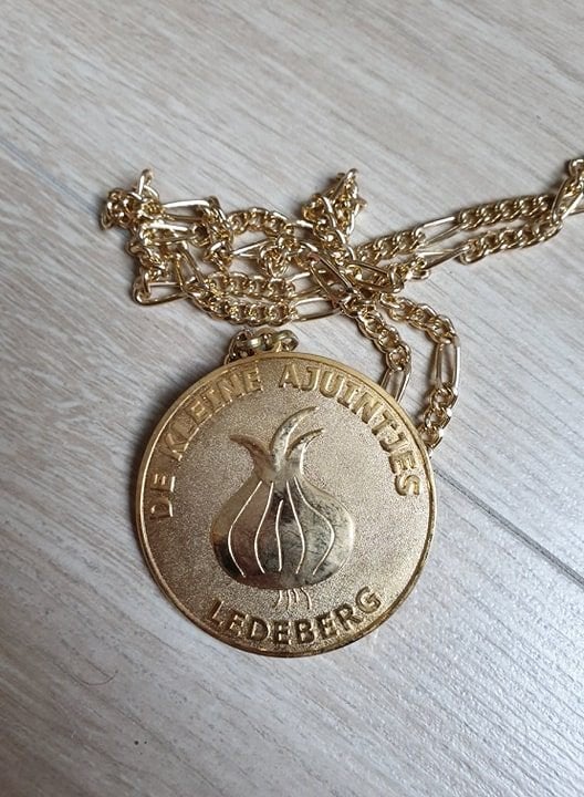 Carnaval medaille Ledeberg De kleine ajuintjes, Ophalen of Verzenden