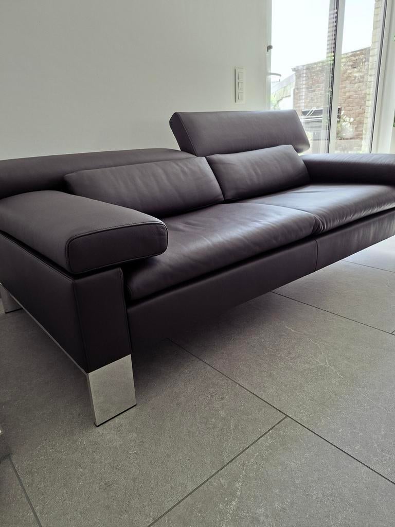 Jori design lederen sofa 2-zit – professioneel vernieuwd – t, Huis en Inrichting, Ophalen