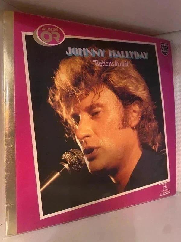 Johnny Hallyday – Retiens La Nuit - France 1979, Cd's en Dvd's, Vinyl | Rock, Gebruikt, Poprock, Complilatie, Verzenden