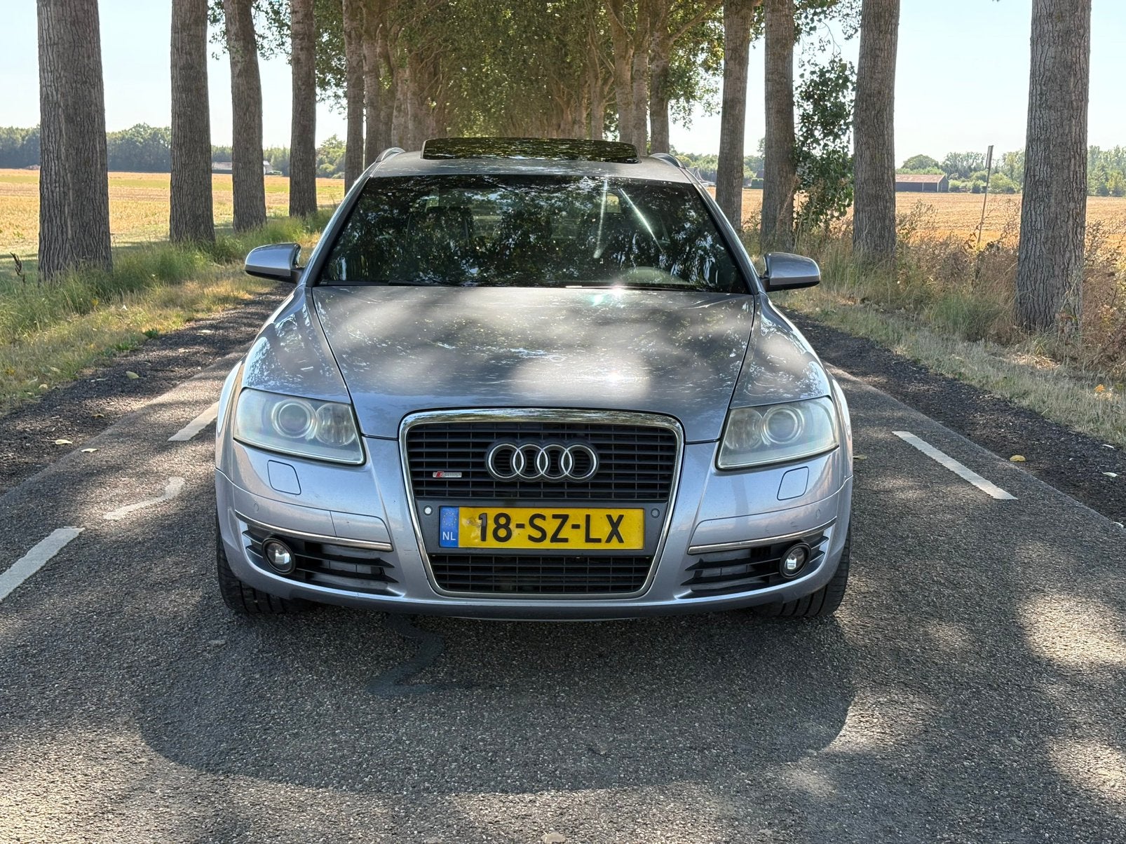 Audi A6 SLINE / 3.0 TDI / AUTOMAAT / DAKJE / 340DKM / bj2005, Auto's, Automaat, Zwart, Bedrijf, Vierwielaandrijving