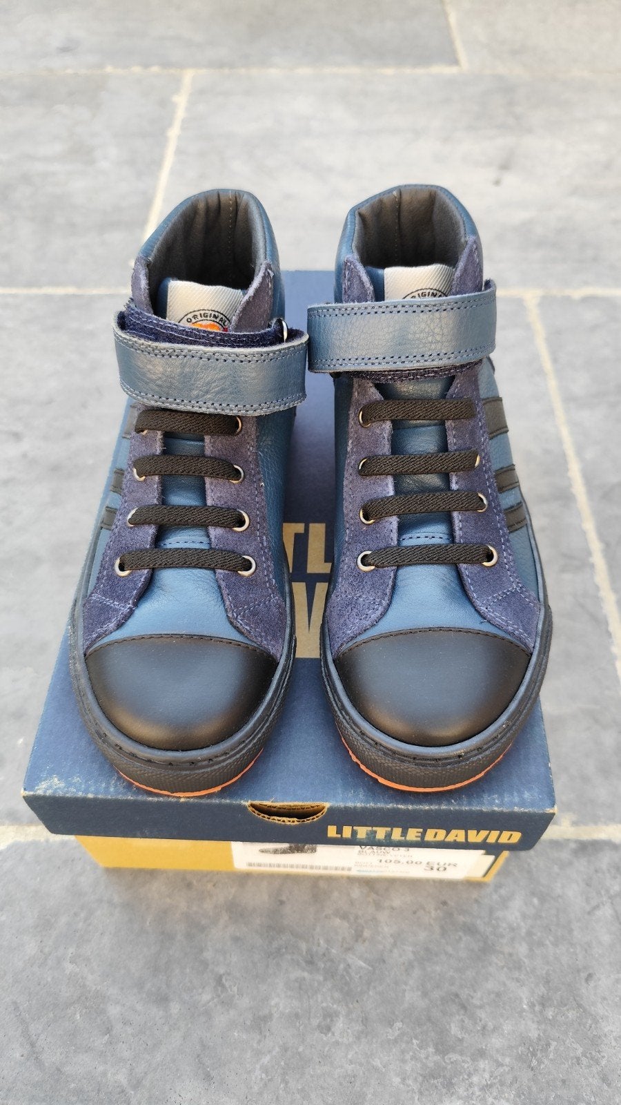 nieuw paar bottines Little David maat 30 donkerblauw, Little David, Schoenen, Nieuw, Ophalen of Verzenden