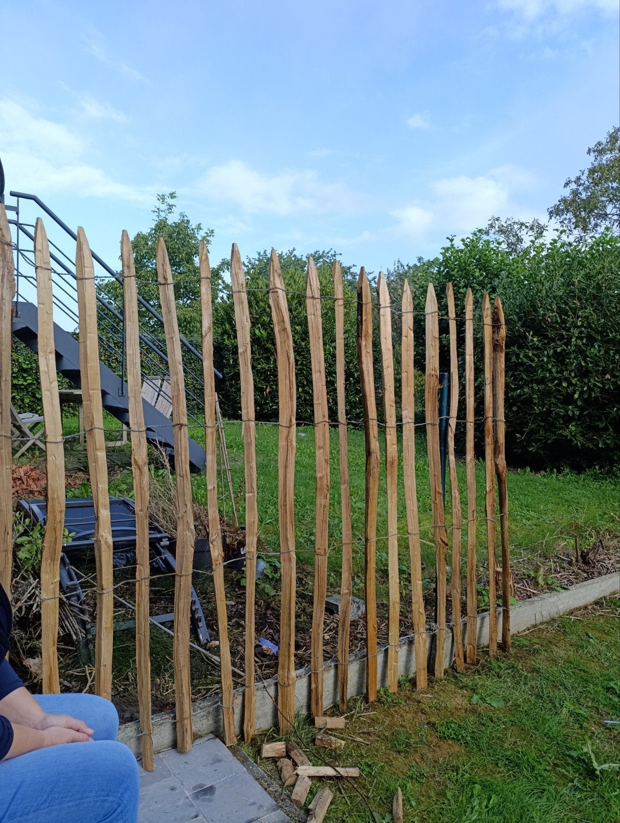 kastanje omheining, Tuin en Terras, Ophalen, Nieuw, Hout, Tuinhek