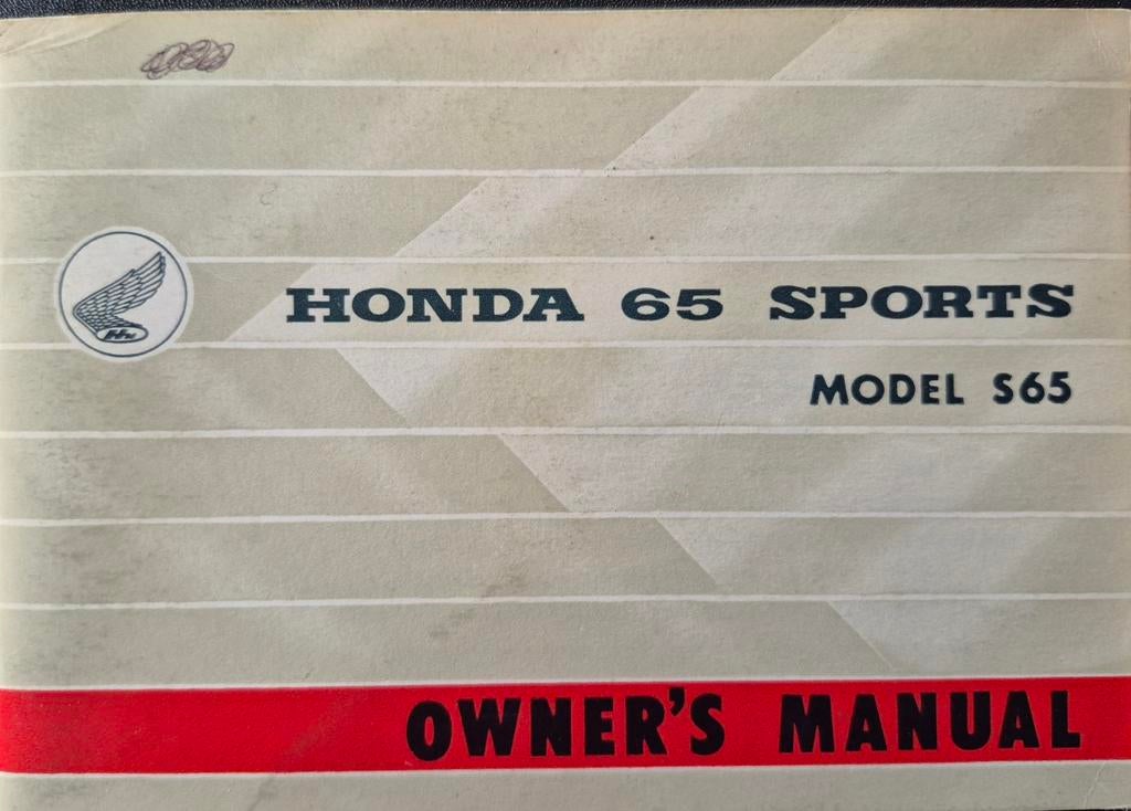 Honda cs65 s65 instructieboekje "nieuw ", Fietsen en Brommers, Ophalen of Verzenden