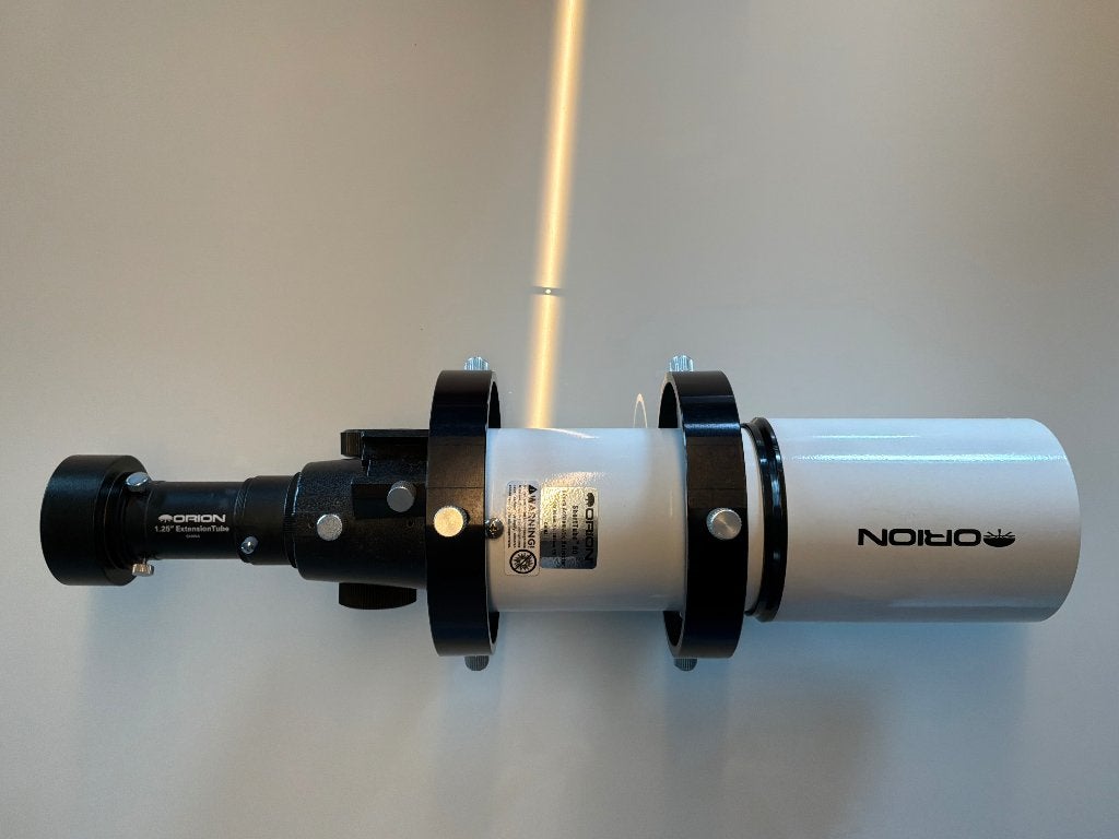 Orion telescoop Shorttube 80mm, Audio, Tv en Foto, Optische apparatuur | Telescopen, Ophalen, Gebruikt, 80 tot 200 mm, Lenzentelescoop (refractor)