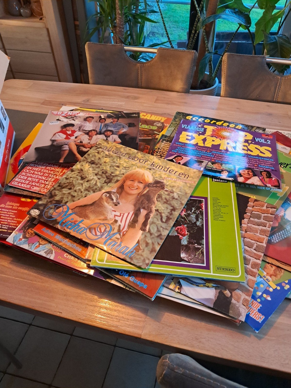 vinyl lp vlaams en nederlands allerlei 120 stuks, Beschermende buitenhoes, Ophalen, Overige genres, LP