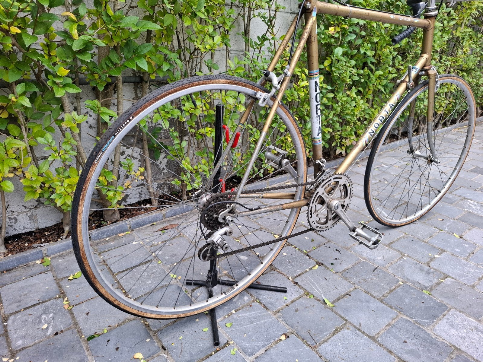 Vélo de course Norta, Autres marques, 10 à 15 vitesses, Frein sur jante, 57 à 61 cm