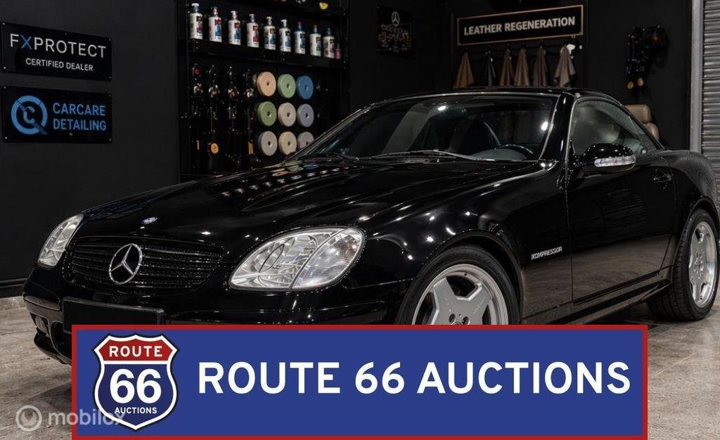 Mercedes-Benz SLK 32 AMG | 1999 | Route 66 Auctions, Autos, Achat, Entreprise, Boîte manuelle, Autre carrosserie