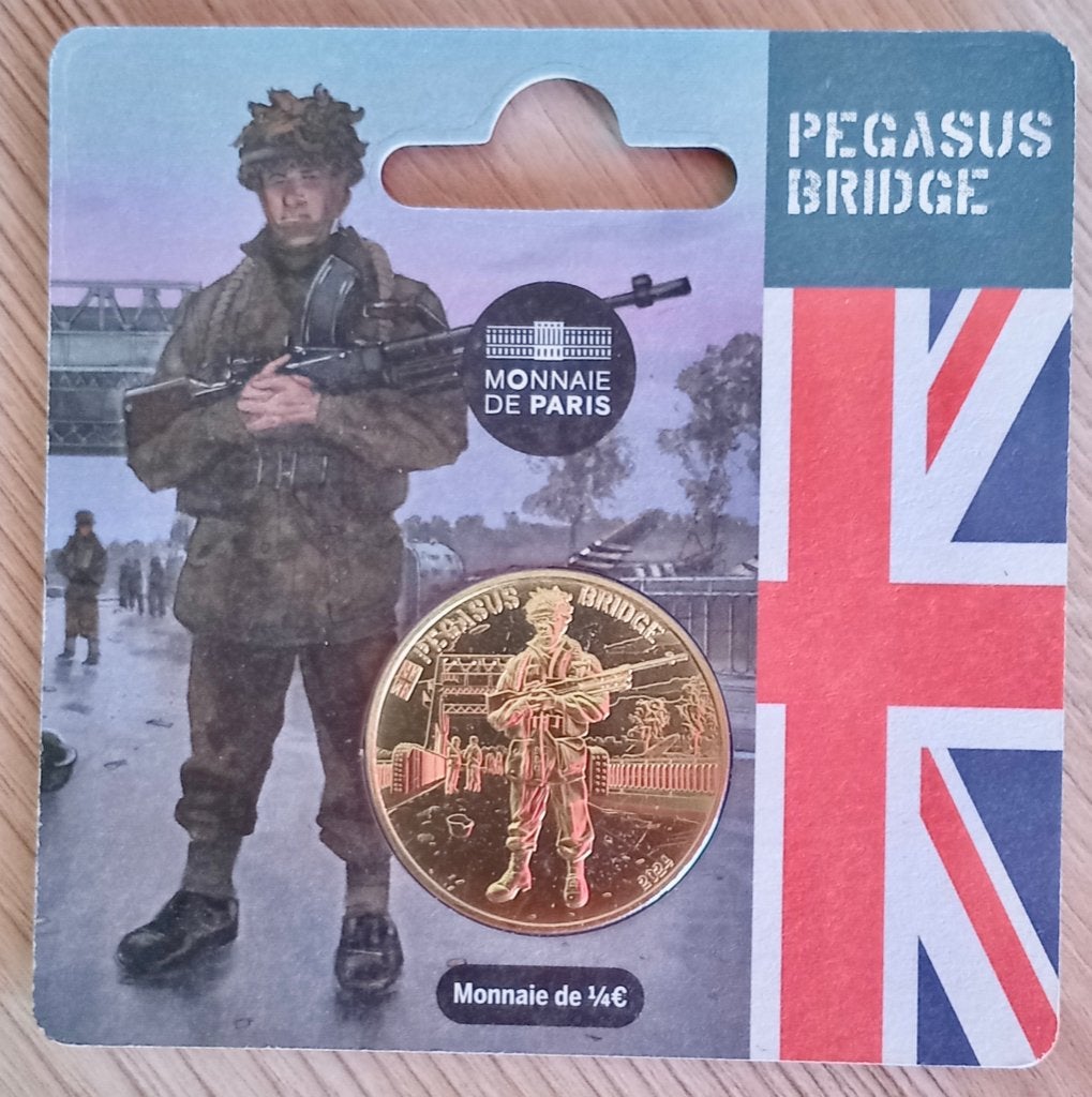1/4 euro France 2024 Pegasus Bridge, Enlèvement ou Envoi, France, Autres valeurs