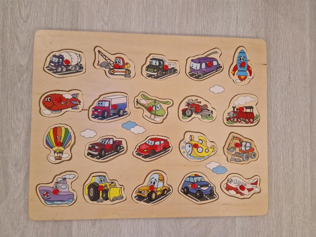 Houten puzzels allerlei, Kinderen en Baby's, Speelgoed | Kinderpuzzels, Ophalen, Gebruikt, Van hout