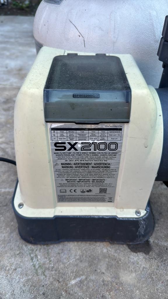 Intex zandfilter sx2100, Ophalen, Gebruikt, Zwembadpomp
