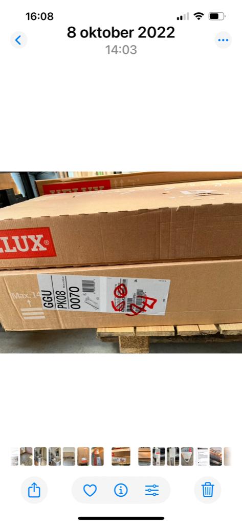 Velux, Ophalen, Nieuw