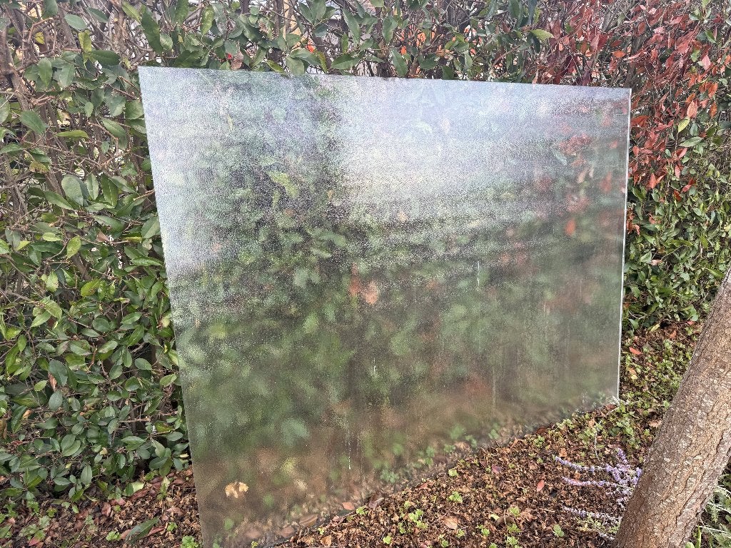 Grand verre de douche en verre de sécurité/façonné 213x158cm, Moins de 25 cm, 150 à 200 cm, Enlèvement, Utilisé