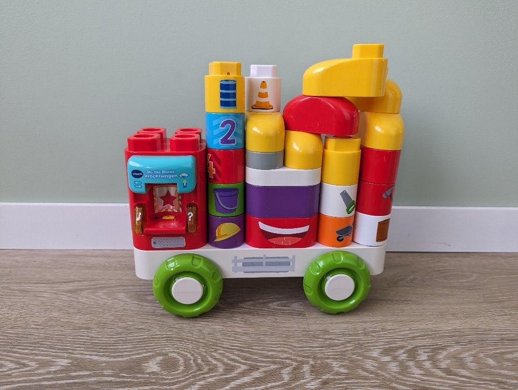 VTech bla bla blocks - vrachtwagen, Kinderen en Baby's, Speelgoed | Vtech, Ophalen, Gebruikt