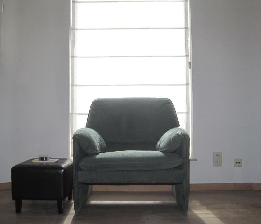 Suède Leolux fauteuil, 75 à 100 cm, Enlèvement, Utilisé, Autres matériaux