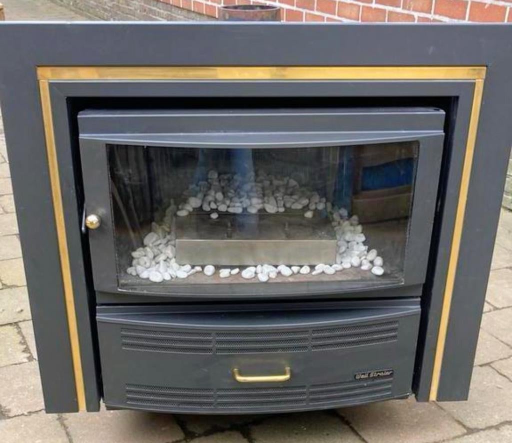 Bio ethanol inbouwhaard Well Straler, Ophalen, Zo goed als nieuw, Inbouwhaard, Overige soorten