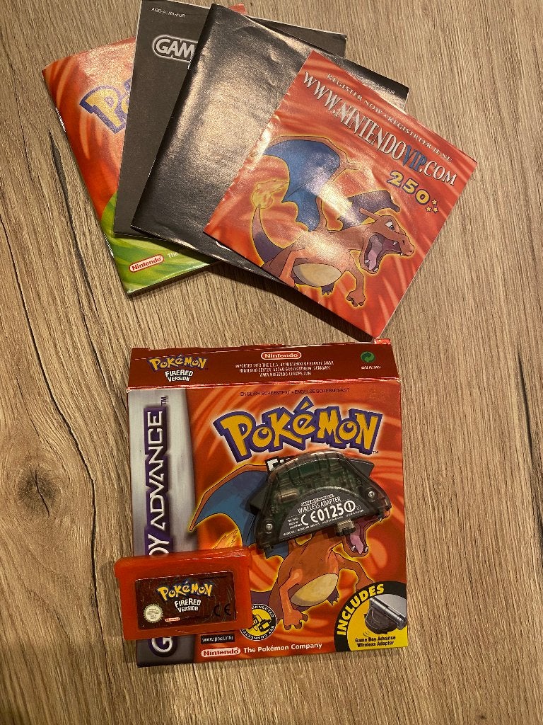 Pokémon FireRed - Big Box (GBA) + adapter., Games en Spelcomputers, Gebruikt, 1 speler, Vanaf 3 jaar, Ophalen