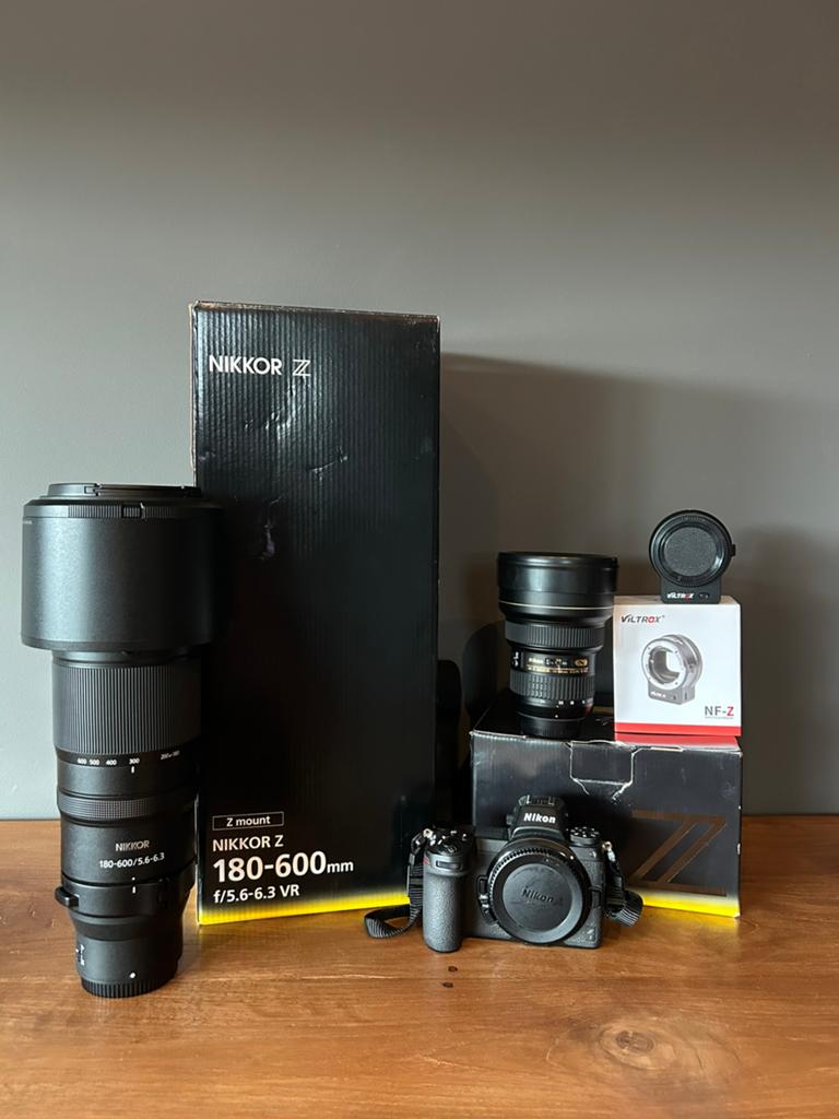Nikon set, Audio, Tv en Foto, Foto | Lenzen en Objectieven, Ophalen, Zo goed als nieuw