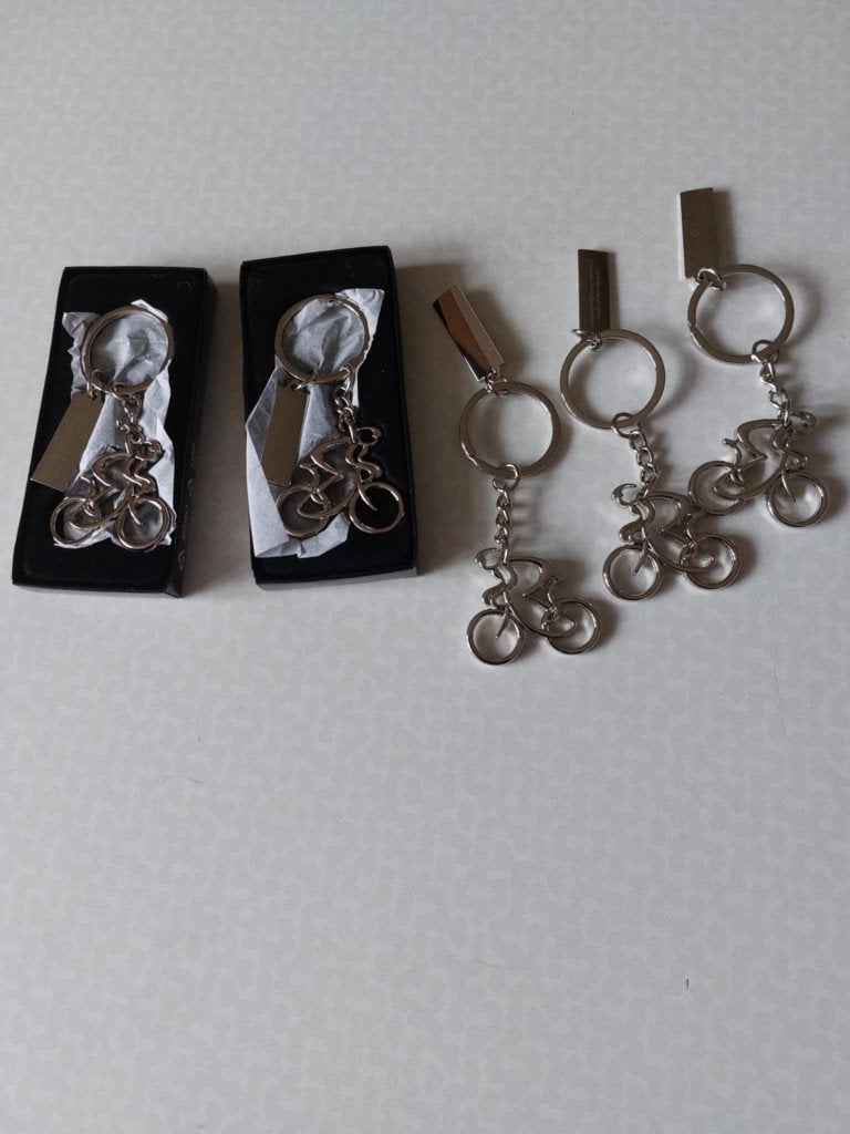 sleutelhangers 5 fietsers Nieuw 5 stuks voor 4 €, Verzamelen, Sleutelhangers, Ophalen, Nieuw