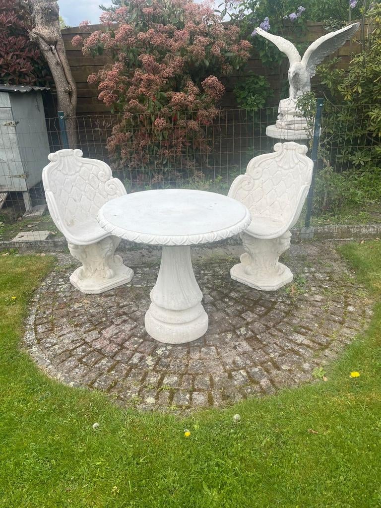 Tuinset in beton, Ophalen, Beton