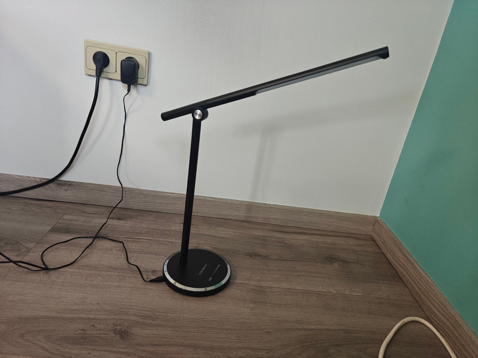 Aigostar Vince LED-bureaulamp zwart, Overige merken, 38 cm, Ophalen of Verzenden, Zo goed als nieuw