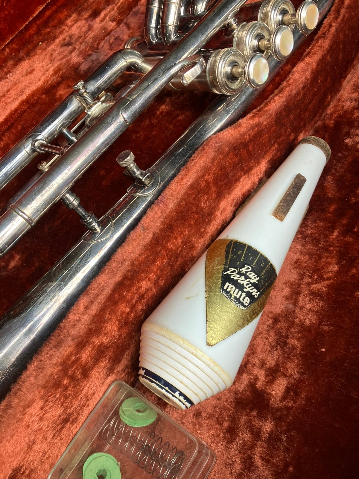 Persy Bruxelles, Musique & Instruments, Enlèvement, Utilisé, Trompette en si bémol, Avec valise