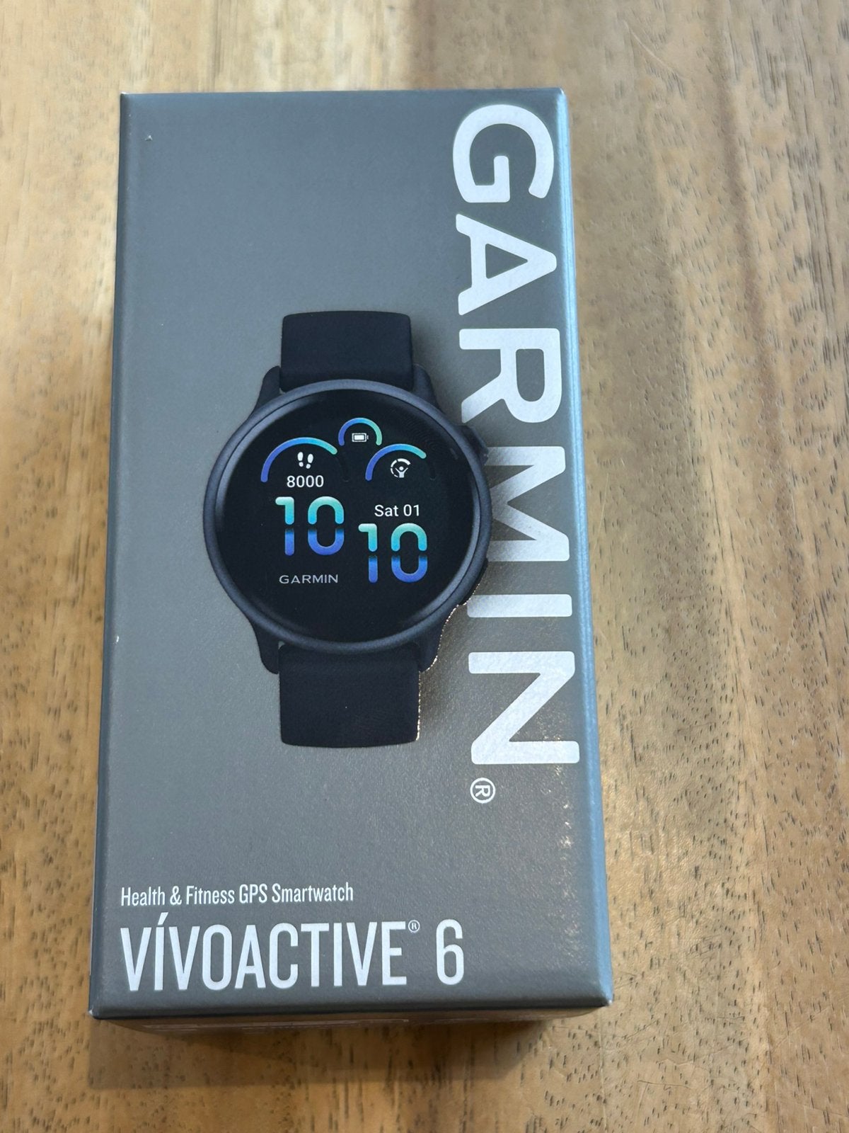 Garmin Vivoactive 6 42 mm, noir, Avancer d'un pas, Étanche, Enlèvement ou Envoi, Comme neuf