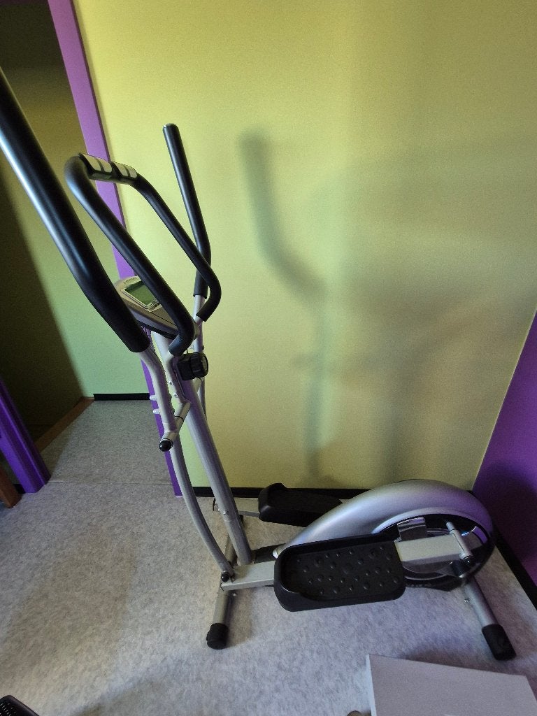 Vélo elliptique et tapis de fitness Dunlop pliables, Enlèvement, Comme neuf, Vélo elliptique