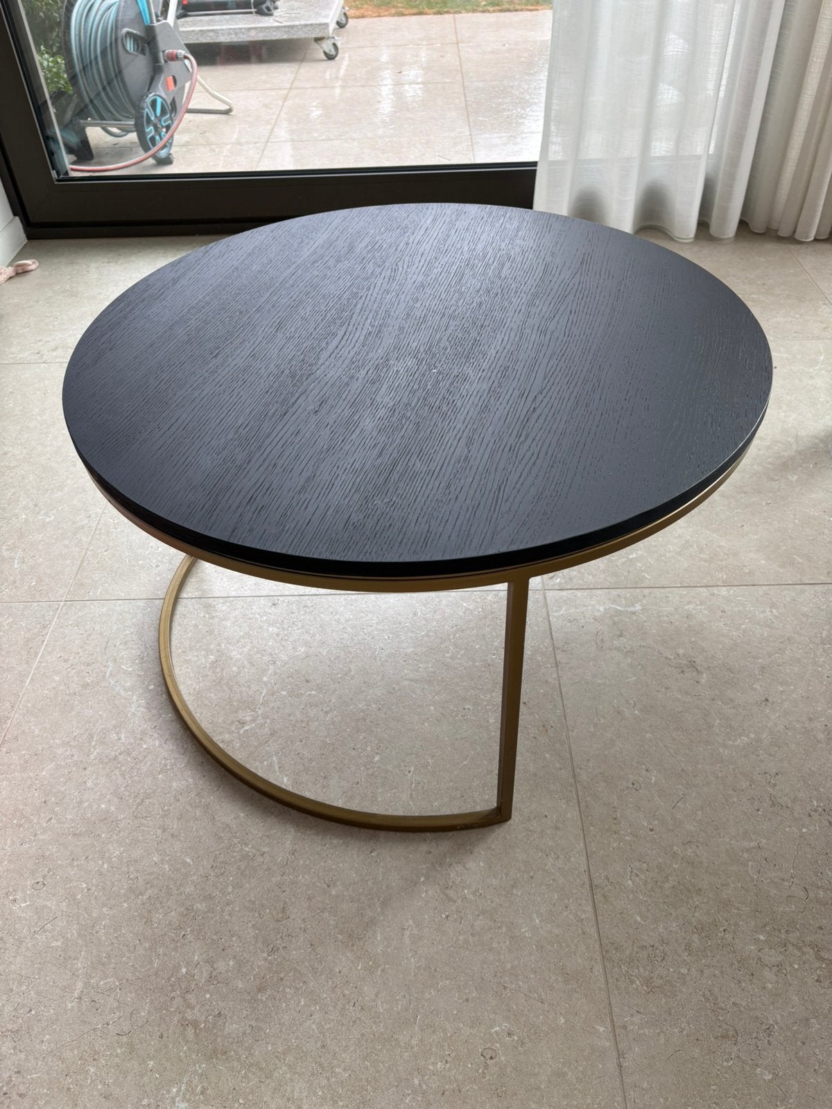 Salontafel te koop, Ophalen, Gebruikt, 50 tot 100 cm, Rond