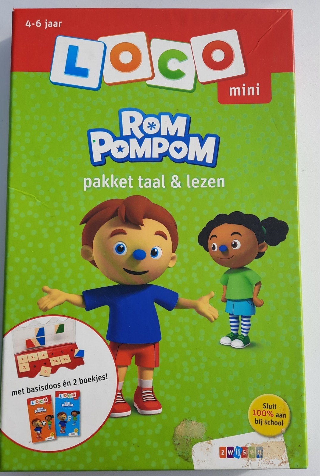 mini loco rom pompom, Ophalen of Verzenden