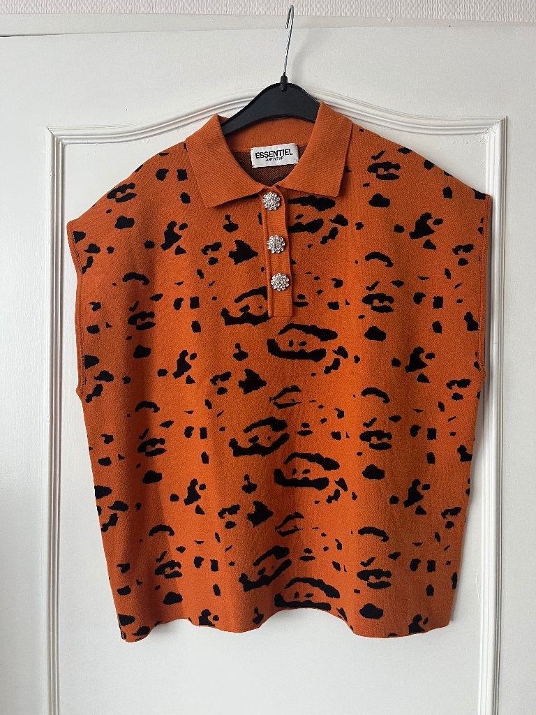 Blouse Essentiel Antwerp, Vêtements | Femmes, Blouses & Tuniques, Enlèvement, Neuf, Taille 38/40 (M), Orange