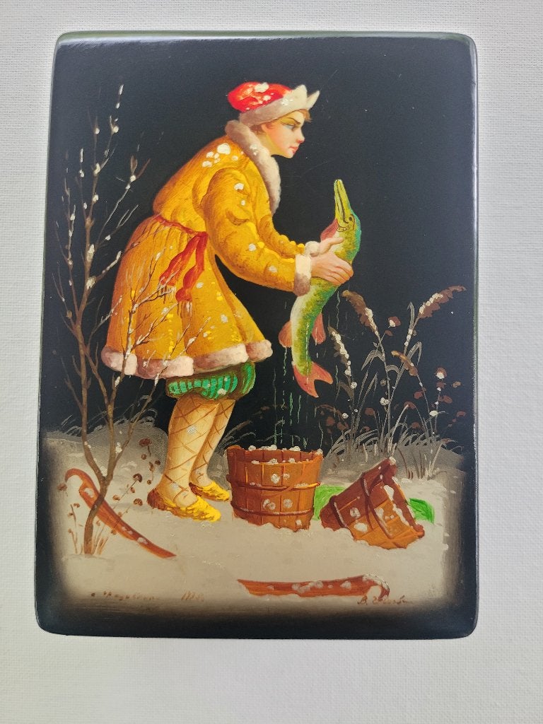 Russische lakdoos, Ophalen of Verzenden